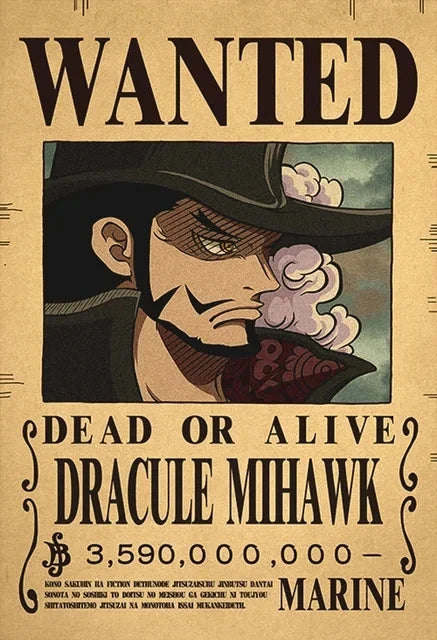 Anime One Piece inspired "WANTED" Posters/Wallpapers - Premium Edition