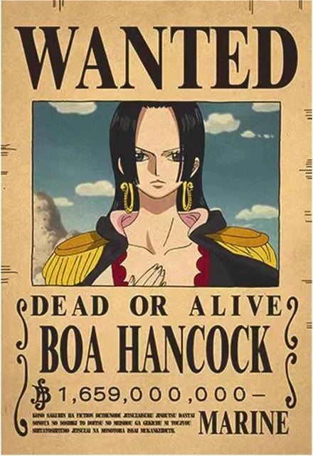 Anime One Piece inspired "WANTED" Posters/Wallpapers - Premium Edition