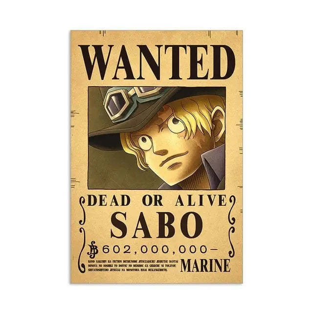 Anime One Piece inspired "WANTED" Posters/Wallpapers - Premium Edition