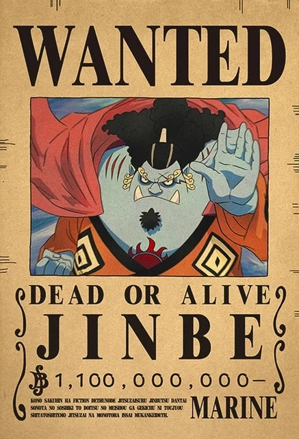 Anime One Piece inspired "WANTED" Posters/Wallpapers - Premium Edition