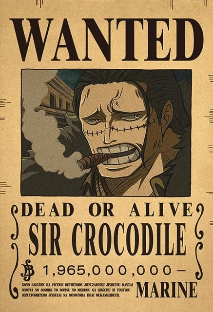 Anime One Piece inspired "WANTED" Posters/Wallpapers - Premium Edition