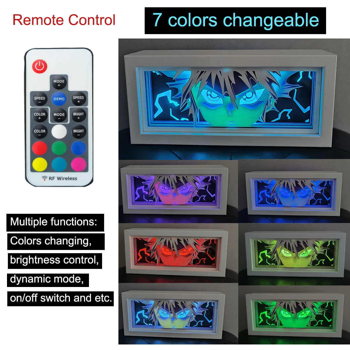 Anime Inspired Decoration Light - Remote Control Special Atmosphere