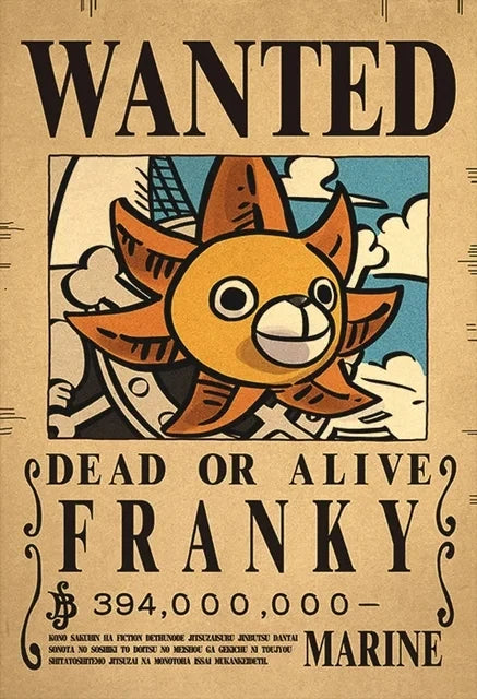 Anime One Piece inspired "WANTED" Posters/Wallpapers - Premium Edition