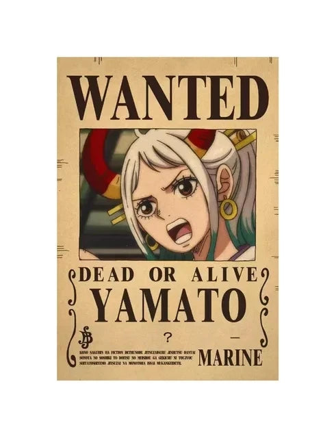 Anime One Piece inspired "WANTED" Posters/Wallpapers - Premium Edition