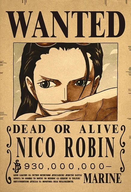 Anime One Piece inspired "WANTED" Posters/Wallpapers - Premium Edition