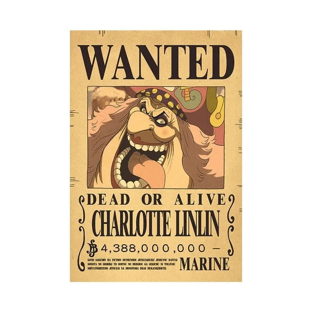 Anime One Piece inspired "WANTED" Posters/Wallpapers - Premium Edition
