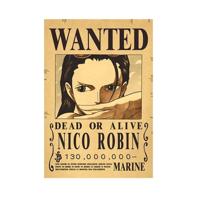 Anime One Piece inspired "WANTED" Posters/Wallpapers - Premium Edition