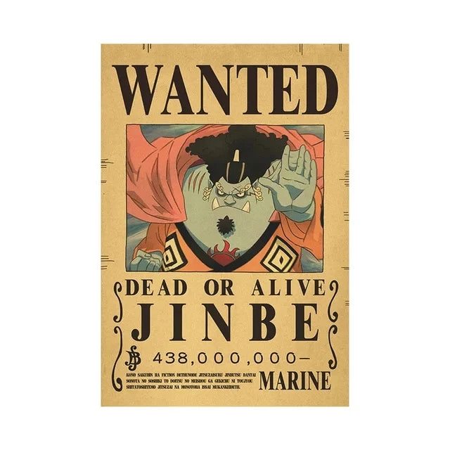 Anime One Piece inspired "WANTED" Posters/Wallpapers - Premium Edition